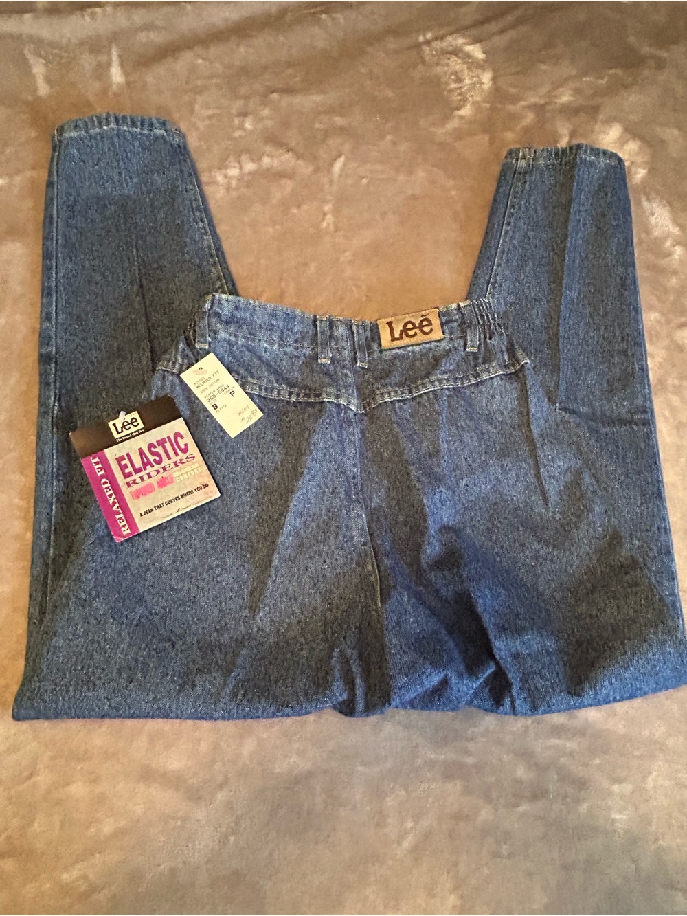 Vintage NWT 80s Lee Elastic Riders – Made in USA Mom Jeans